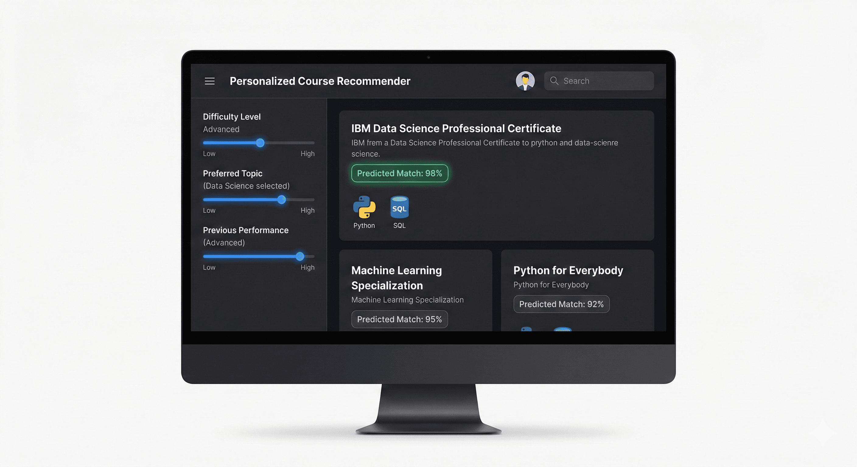 Personalized Course Recommendation System